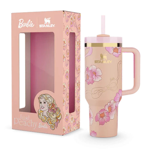 Stanley x Barbie™ Just Peachy Quencher Tumbler | Limited Edition | 1.18L
